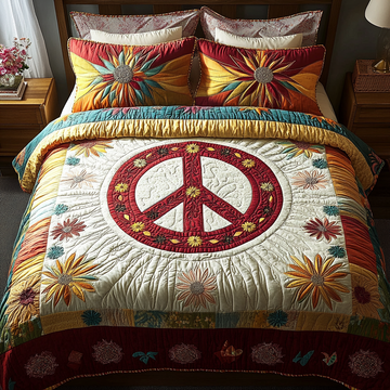 Heritage Boho Bliss 3-Piece Quilted Bedding Set