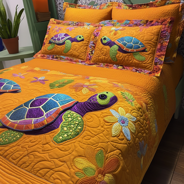 Coastal Bliss 3-Piece Quilted Bedding Set