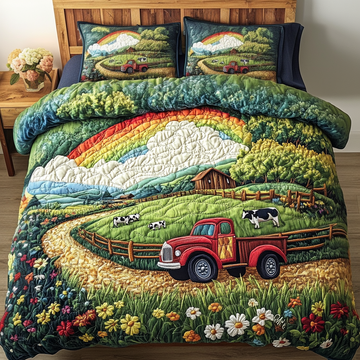 Country Roads 3-Piece Quilted Bedding Set