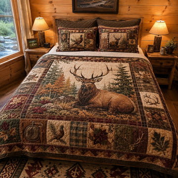Elk Ridge 3-Piece Quilted Bedding Set