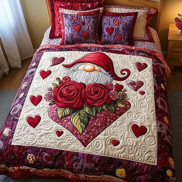 Endless Love 3-Piece Quilted Bedding Set