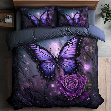 Ethereal Flight Animal 3-Piece Quilted Bedding Set
