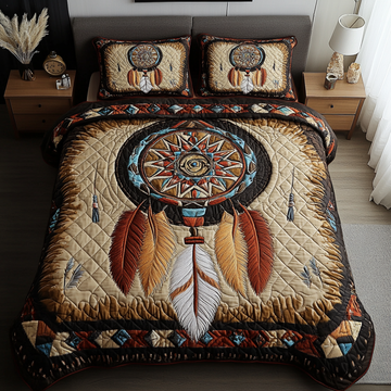 Ethereal Weave 3-Piece Quilted Bedding Set