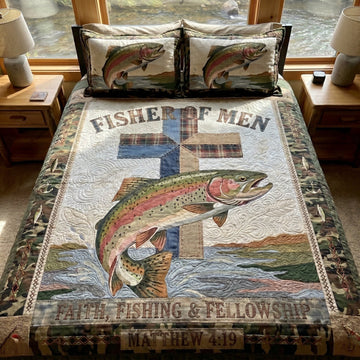 Fisher Faith 3-Piece Quilted Bedding Set