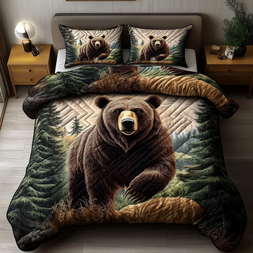 Golden Paws 3-Piece Quilted Bedding Set