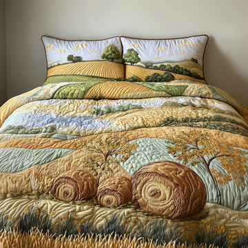 Harvest Dreams Countryside 3-Piece Quilted Bedding Set