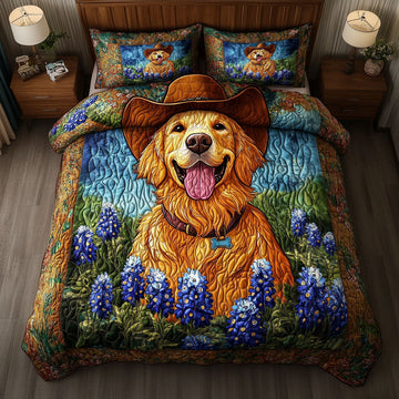 Howdy Howler 3-Piece Quilted Bedding Set
