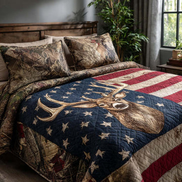 Hunter Pride 3-Piece Quilted Bedding Set