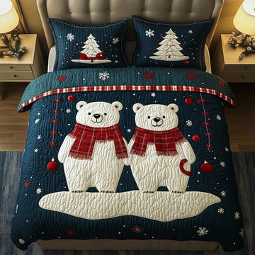 Ice Kingdom 3-Piece Quilted Bedding Set