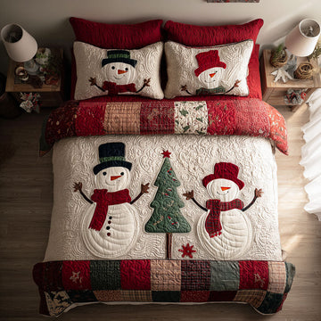 Jolly Frost Bed Spead 3-Piece Quilted Bedding Set