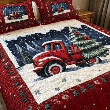 Joyful Journey 3-Piece Quilted Bedding Set