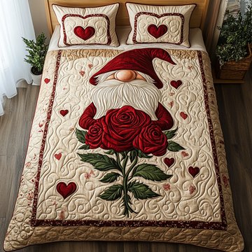 Love Symphony 3-Piece Quilted Bedding Set