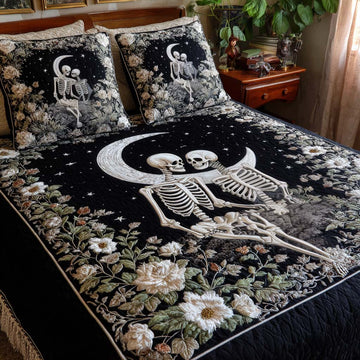 Moonlit Love 3-Piece Quilted Bedding Set