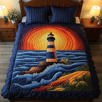 Morning Lightkeeper 3-Piece Quilted Bedding Set