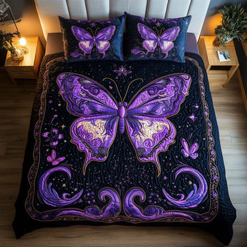 Mystic Night 3-Piece Quilted Bedding Set