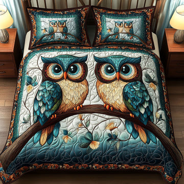 Night Guardians 3-Piece Quilted Bedding Set