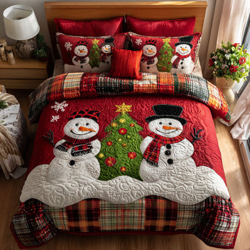 Noel Frost 3-Piece Quilted Bedding Set
