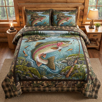 River Legacy 3-Piece Quilted Bedding Set