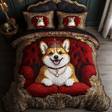 Royal Throne 3-Piece Quilted Bedding Set