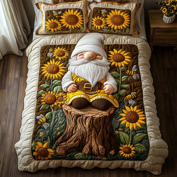 Rustic Friend 3-Piece Quilted Bedding Set