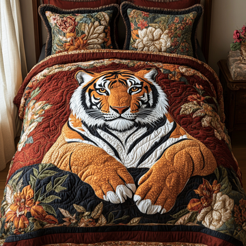 Savage Elegance 3-Piece Quilted Bedding Set