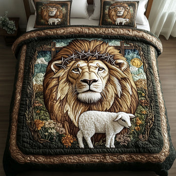 Thorn And Redemption 3-Piece Quilted Bedding Set