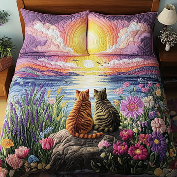 Twilight Friends 3-Piece Quilted Bedding Set