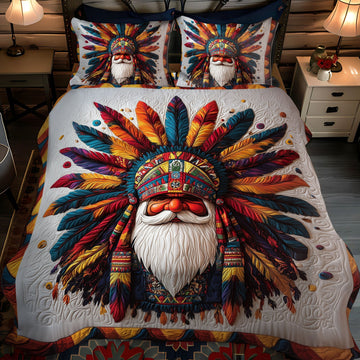 Twilight Spirit Gnome 3-Piece Quilted Bedding Set
