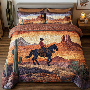 Western Ride 3-Piece Quilted Bedding Set