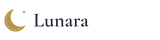 Lunara Bedding logo header ink