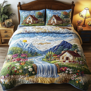 Mountain Escape 3-Piece Quilted Bedding Set