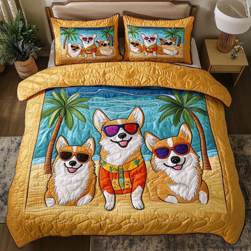 Sunny Day Pack 3-Piece Quilted Bedding Set